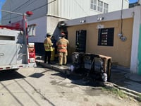 Incendio en la colonia 18 de marzo de Monclova moviliza a bomberos