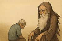 Caricatura editorial - El abandono también envejece el alma.