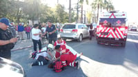 Mujer fue atropellada en la Zona Centro de Monclova