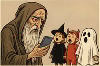 Caricatura editorial - Del “dulce o truco” al “clic y rastreo”