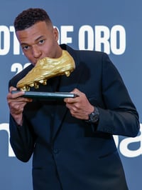 Kylian Mbappé gana la Bota de Oro con el Real Madrid