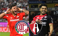 Las alineaciones de Atlas vs. Toluca por la Jornada 16 del Apertura 2025