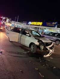 Choque madrugador en cruce de Brasil y Huémac moviliza al GRUM