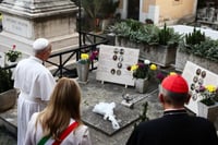 Papa León XIV celebra misa de Difuntos en el cementerio del Verano