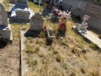 El contraste del recuerdo: unas tumbas llenas de vida, otras cubiertas por el silencio