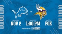 Vikings sorprenden a los Lions en el regreso de JJ McCarthy