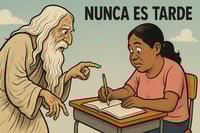 Caricatura editorial - Lecciones sin edad