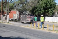 Trabajador resulta herido al caerle un bloque durante demolición en la colonia Bravo