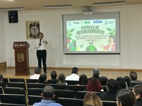 Estudiantes de la FCA fueron reconocidos por su destacada participación en el Climaton internacional