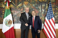 Canciller De la Fuente y gobernador de Nueva Jersey dialogan sobre migración y Mundial 2026