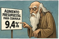 Caricatura editorial - Más presupuesto, mismo reto