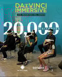 Museo Pape extiende la exposición 'Da Vinci Inmersive' por éxito de visitantes