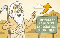 Caricatura editorial - Turismo en la Región Carbonífera