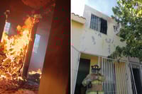 Joven sufre quemaduras tras incendio en su vivienda en Frontera