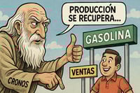 Caricatura editorial - El carbón vuelve a encender el motor