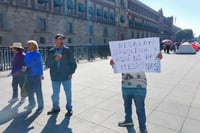 Ciudadanos protestan en el Zócalo por asesinato del alcalde de Uruapan