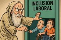 Caricatura editorial - Puertas que aún pesan