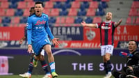 Napoli cae ante Bolonia y pierde el liderato de la Serie A
