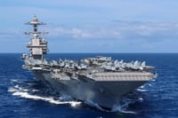 EE.UU. despliega el portaaviones USS Gerald Ford para combatir el narcotráfico en Latinoamérica