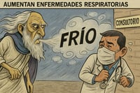 Caricatura editorial - Cronos sopla el frío en Monclova