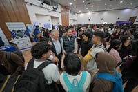 Alcalde de Monclova participa en la Expo Oferta Educativa 2025