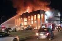 Circula imagen falsa de la Presidencia Municipal de Monclova en llamas