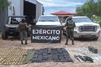 Aseguran arsenal y autos en tres municipios de Tamaulipas