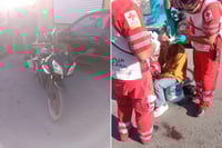 Motociclista arrolla a ciclista en la colonia Héroes del 47 de Monclova