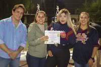 Inauguran Liga de Sóftbol Femenil Karina Yanet Ríos Ornelas