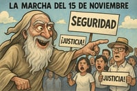 Caricatura editorial - Cronos también marcha por justicia