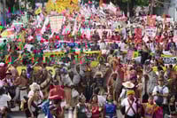 Marcha Global por la Justicia Climática en Belém por COP30