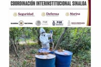Decomisan sustancias químicas y explosivos en laboratorios clandestinos de Sinaloa