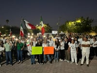 Jóvenes lideran manifestación por justicia y paz en Monclova