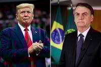 Trump califica de 'muy malo' el arresto preventivo de Bolsonaro