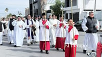 Peregrinación sacerdotal une a fieles rumbo al Santuario de Guadalupe