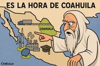 Caricatura editorial - La ruta del crecimiento comienza aquí