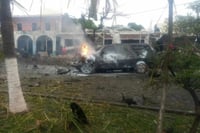 Explosión de coche bomba en Michoacán deja 2 muertos y siete heridos