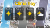 Clima en el norte de Coahuila: máximas de hasta 20 °C y noches frescas bajo cielo despejado