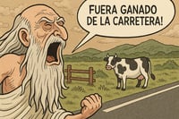 Caricatura editorial - Cronos advierte: un descuido puede costar vidas