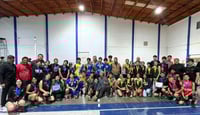 Competencia estudiantil define campeones en voleibol varonil y femenil