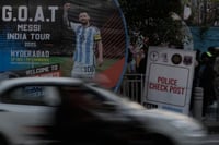 Tras disturbios en Calcuta, seguridad extrema para Messi en Hyderabad