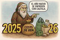 Caricatura editorial - El peso del 2026