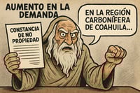 Caricatura editorial - Cronos y la carrera por la vivienda