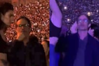 Gael García Bernal roba cámara al "perrear" en concierto de Bad Bunny