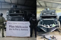 Golpe al crimen: localizan bodega de vehículos 'monstruo' en Michoacán