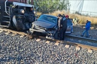 Muere conductor al intentar ganarle el paso al tren en Hidalgo