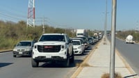 Regreso de paisanos desborda la carretera 57 en Castaños