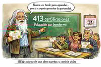 Caricatura editorial - Educación que transforma vidas