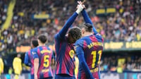 Barcelona derrota al Villarreal y terminará el año como líder