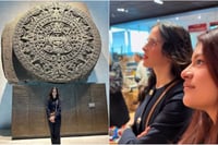 Fátima Bosch visita Museo de Antropología en CDMX tras su regreso